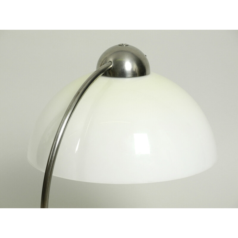 Mid century metal table lamp with plastic shade by Schanzenbach, Germany 1950s