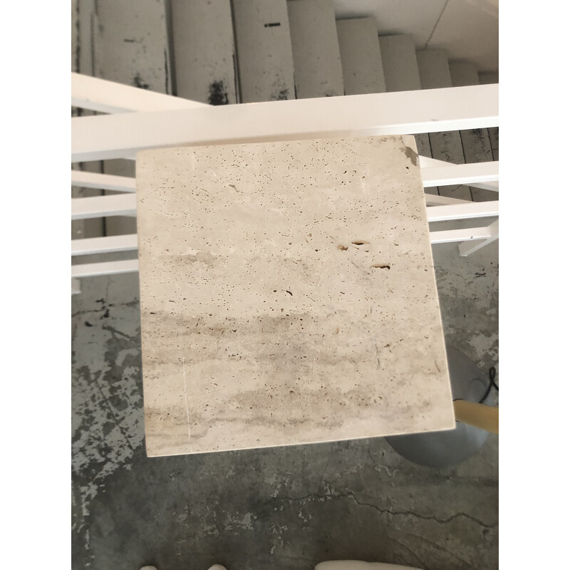 Vintage travertine stele