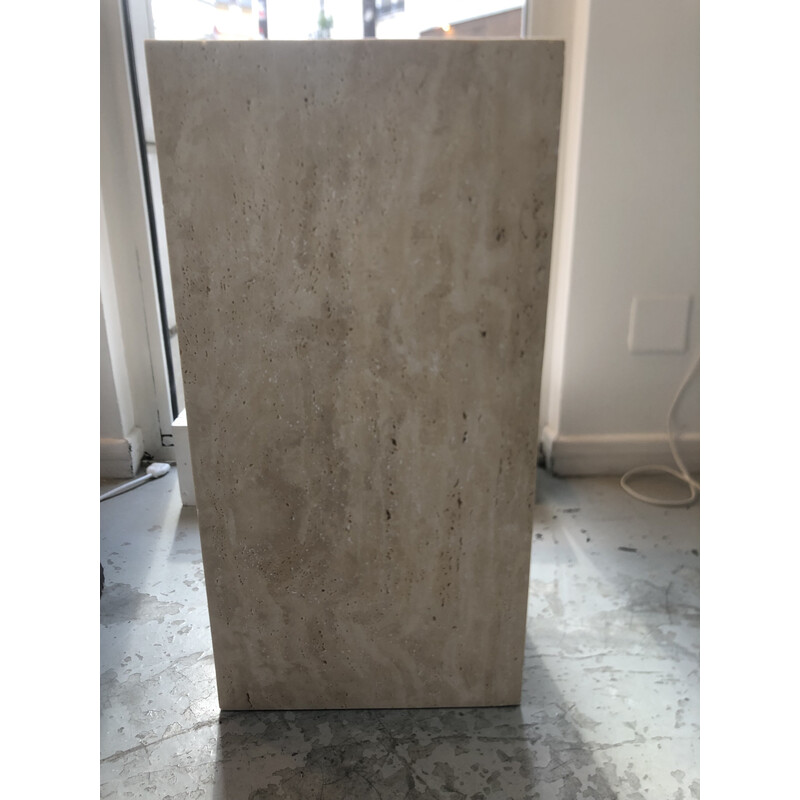 Vintage travertine stele