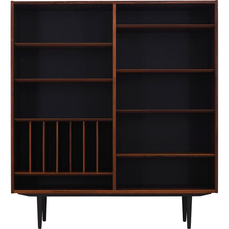 Vintage rosewood bookcase by Hundevad and Co, Denmark 1970