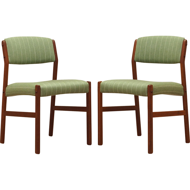 Pair of vintage teak chairs, Denmark 1970