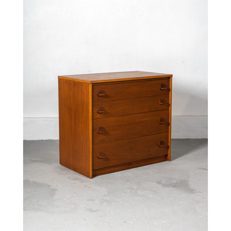 Vintage teak chest of drawers by John and Sylvia Reid for Stag, Uk