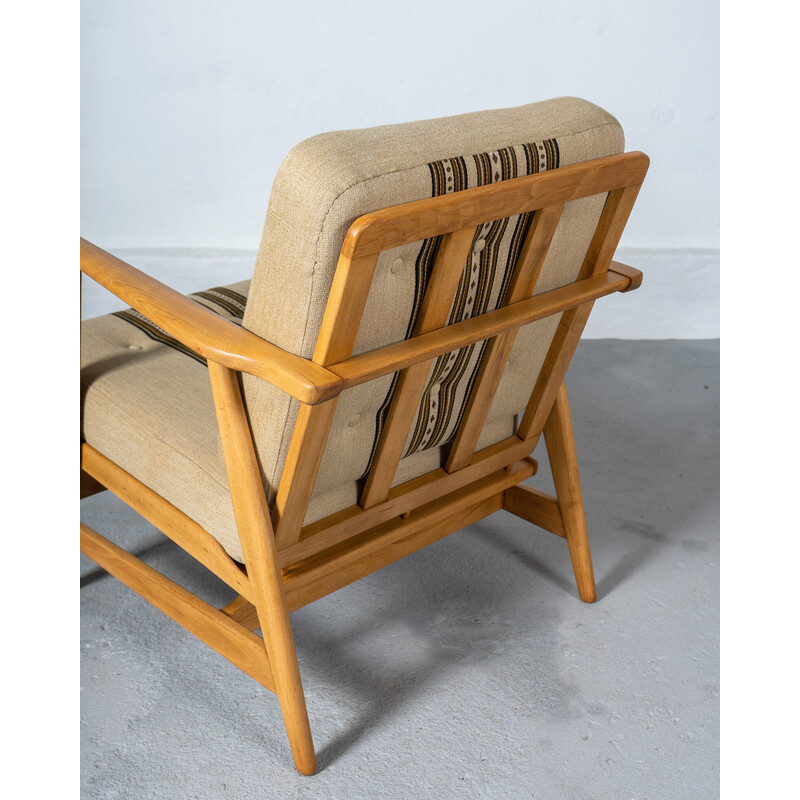 Mid century Danish armchair in beechwood, Denmark 1960