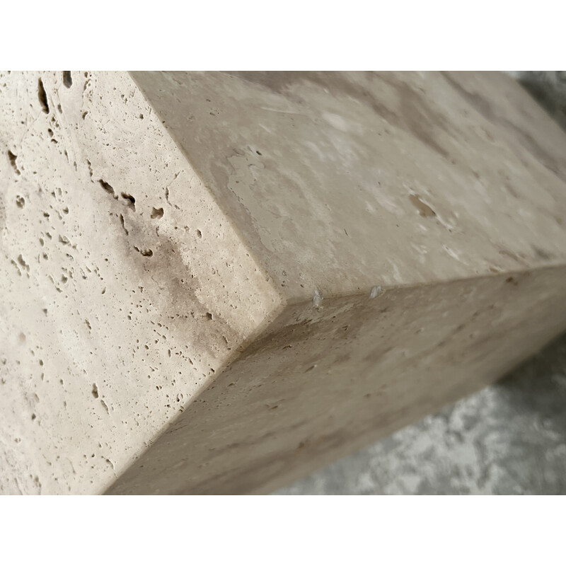 Vintage travertine stele