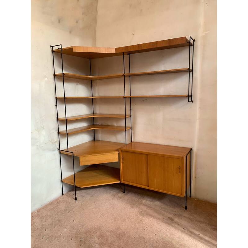 Vintage wallunit by Dieter Ernst Hilker for Ddr Möbel, Germany 1960