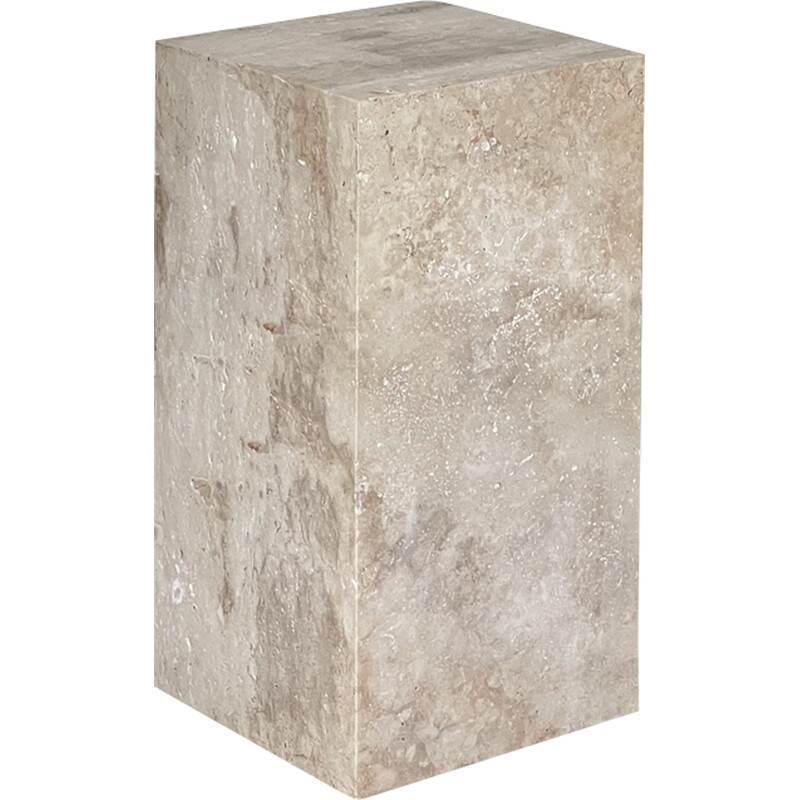 Vintage travertine stele