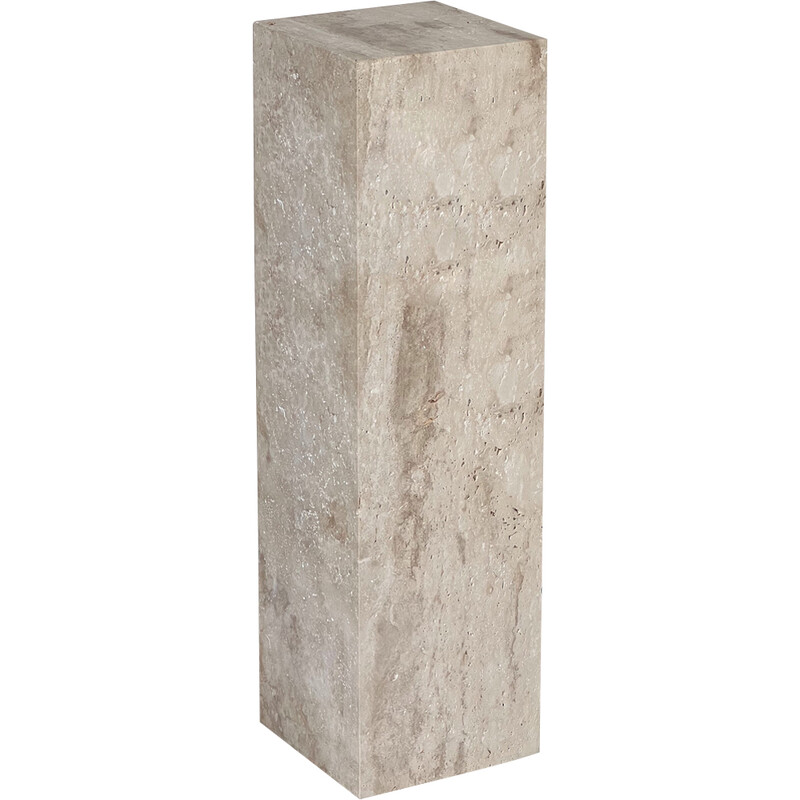 Vintage travertine stele