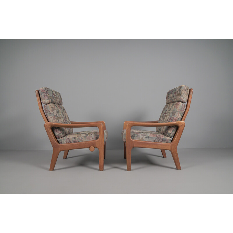 Vintage teak living room set by Juul Kristensen, Denmark 1960s