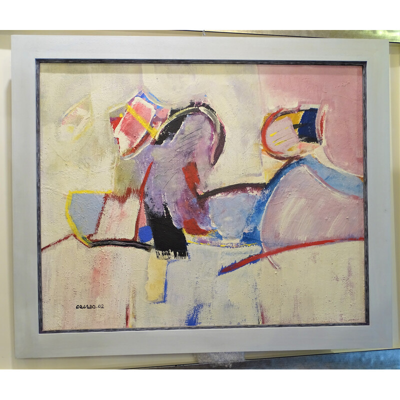 Vintage abstract expressionism by Domingo Criado, 2002
