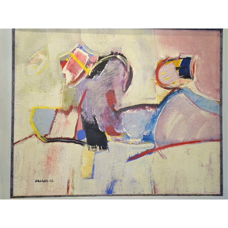 Vintage abstract expressionism by Domingo Criado, 2002