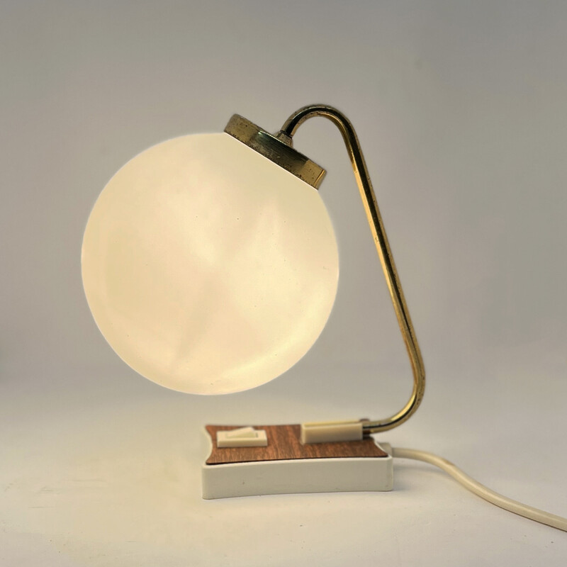 Vintage bedlampje van ElektroRausendorf Bautzen, Duitsland 1960