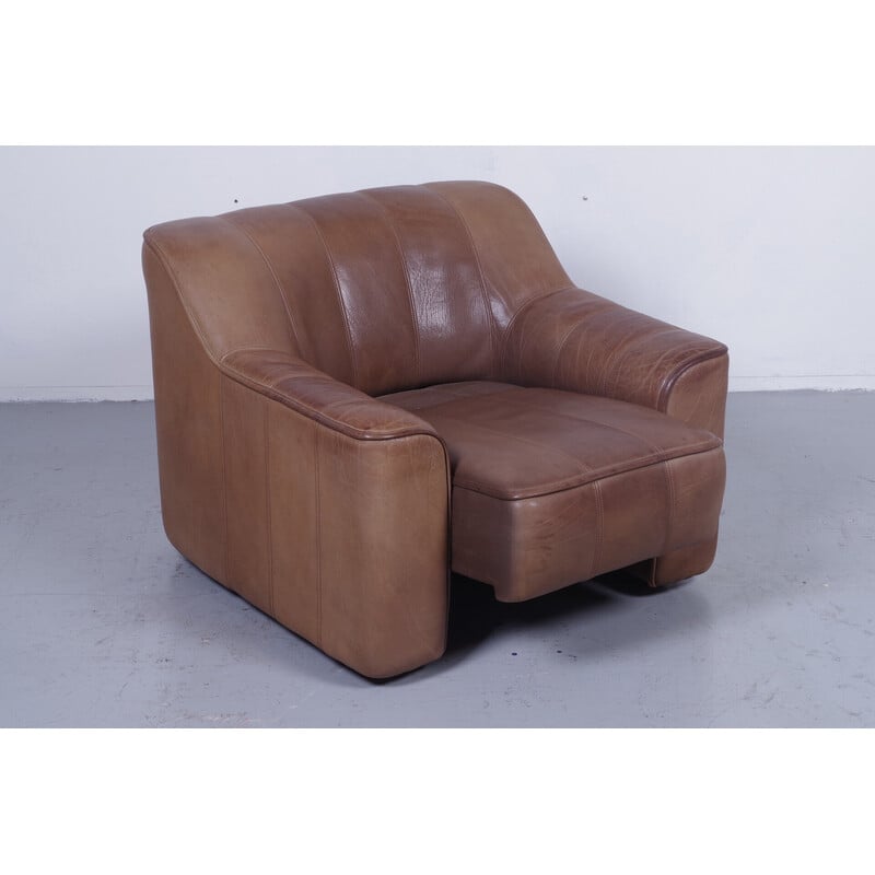 Vintage Ds44 club armchair in neckleather by De Sede, Switzerland