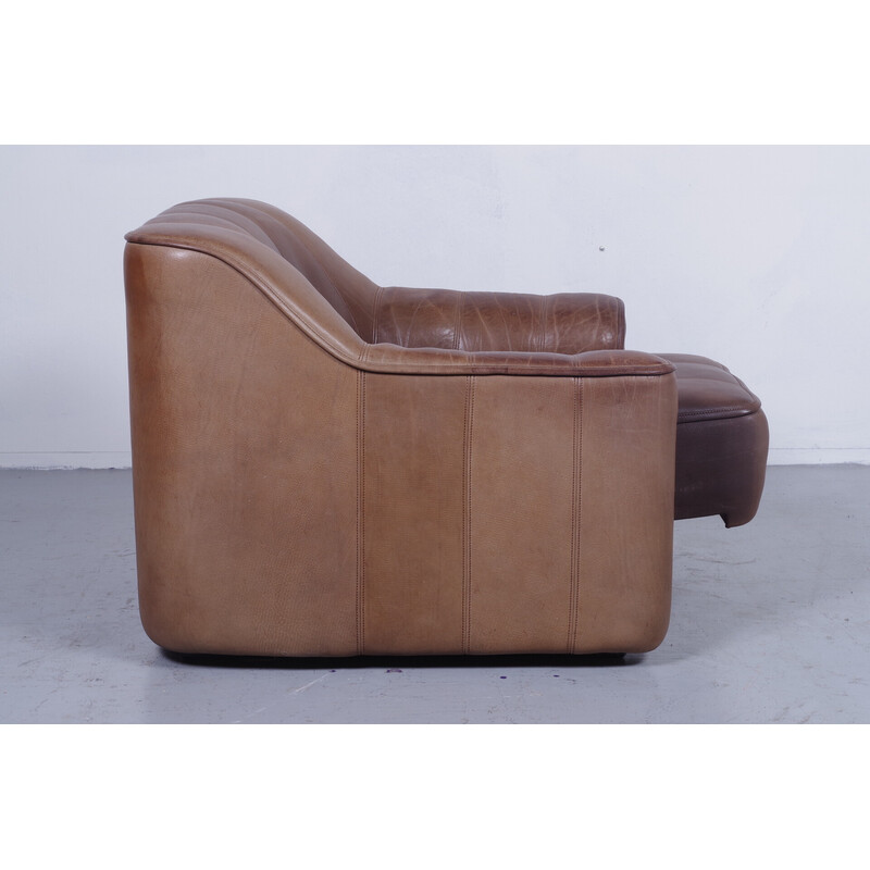 Fauteuil club Ds44 vintage en cuir de cou par De Sede, Suisse