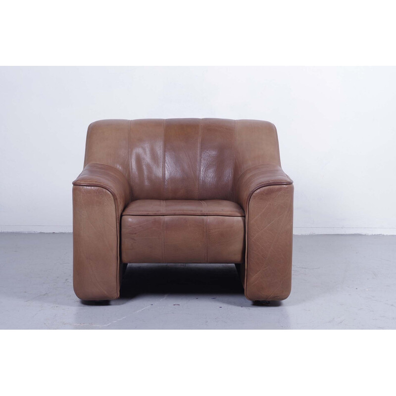 Vintage Ds44 club armchair in neckleather by De Sede, Switzerland