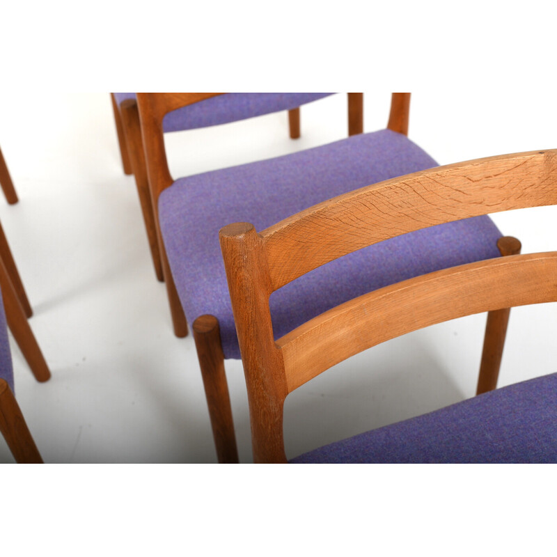 Set of 6 vintage chairs mod.84 by Niels O. Møller