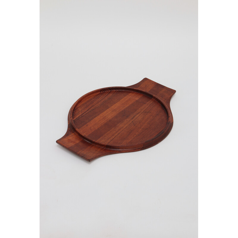 Vintage teak wooden tray by Jens Quistgaard, Denmark 1960s