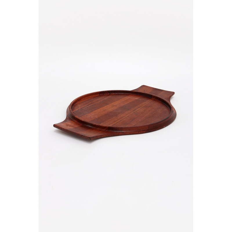 Vintage teak wooden tray by Jens Quistgaard, Denmark 1960s