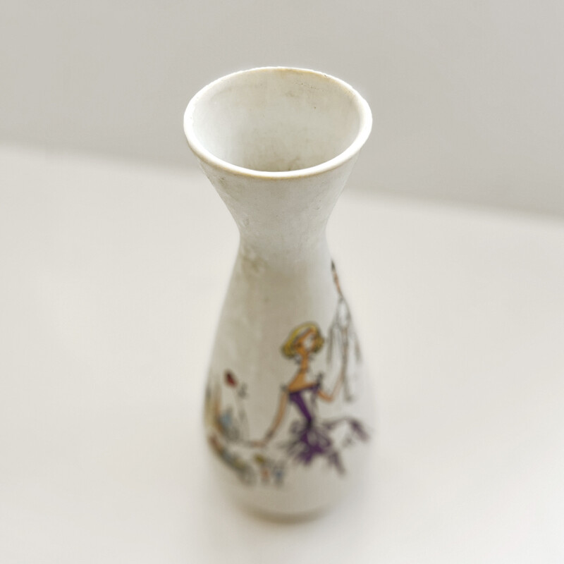 Vintage ceramic vase by Bay Keramik, Germany 1970s