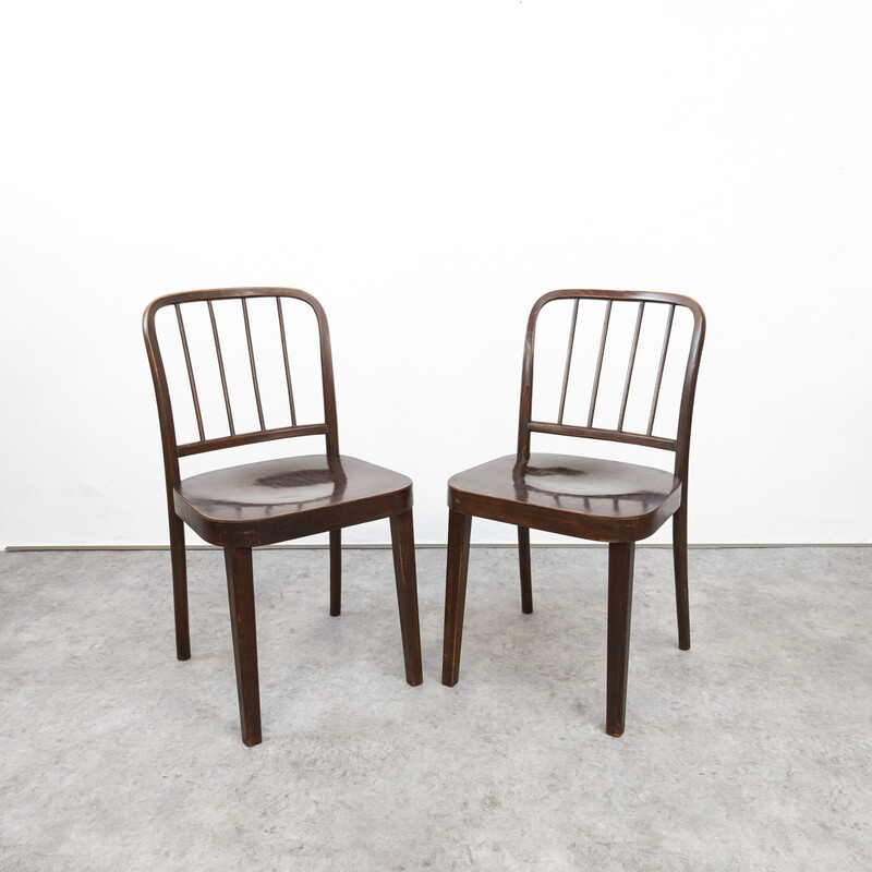 Set of 4 vintage Thonet A 811/4 chairs by Josef Hoffmann