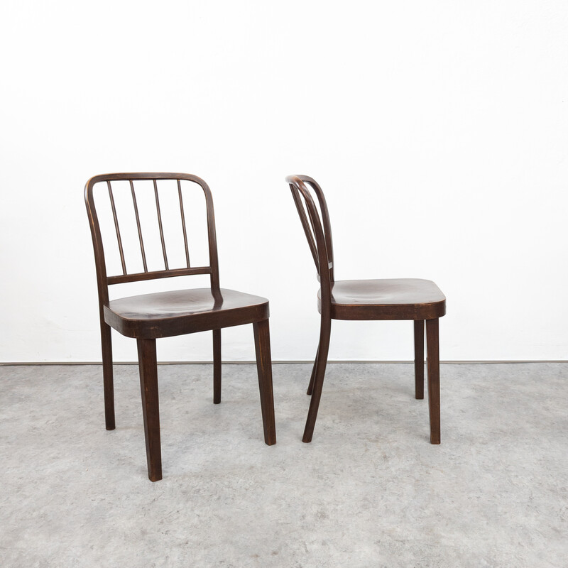 Conjunto de 4 cadeiras Thonet A 811/4 vintage de Josef Hoffmann