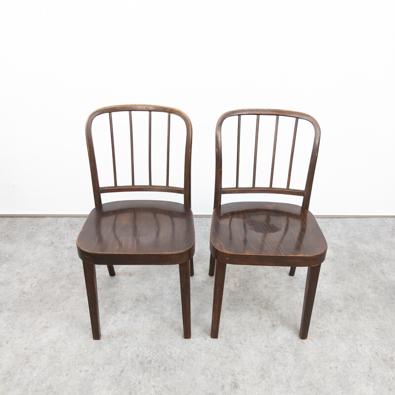 Conjunto de 4 cadeiras Thonet A 811/4 vintage de Josef Hoffmann