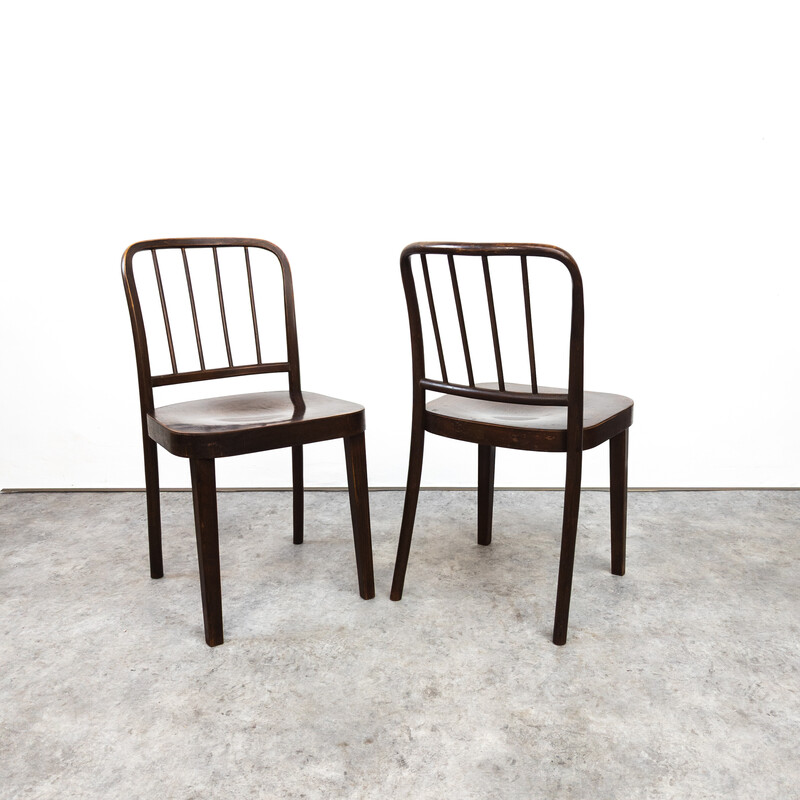 Set of 4 vintage Thonet A 811/4 chairs by Josef Hoffmann