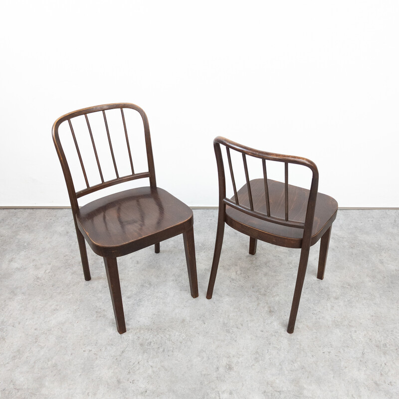 Set of 4 vintage Thonet A 811/4 chairs by Josef Hoffmann