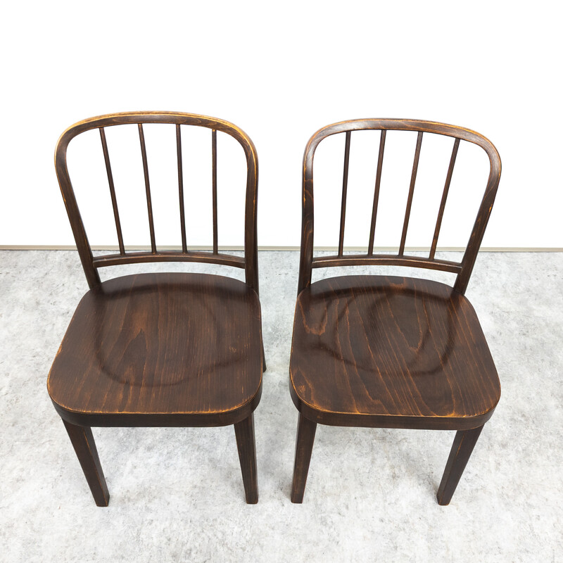 Conjunto de 4 cadeiras Thonet A 811/4 vintage de Josef Hoffmann