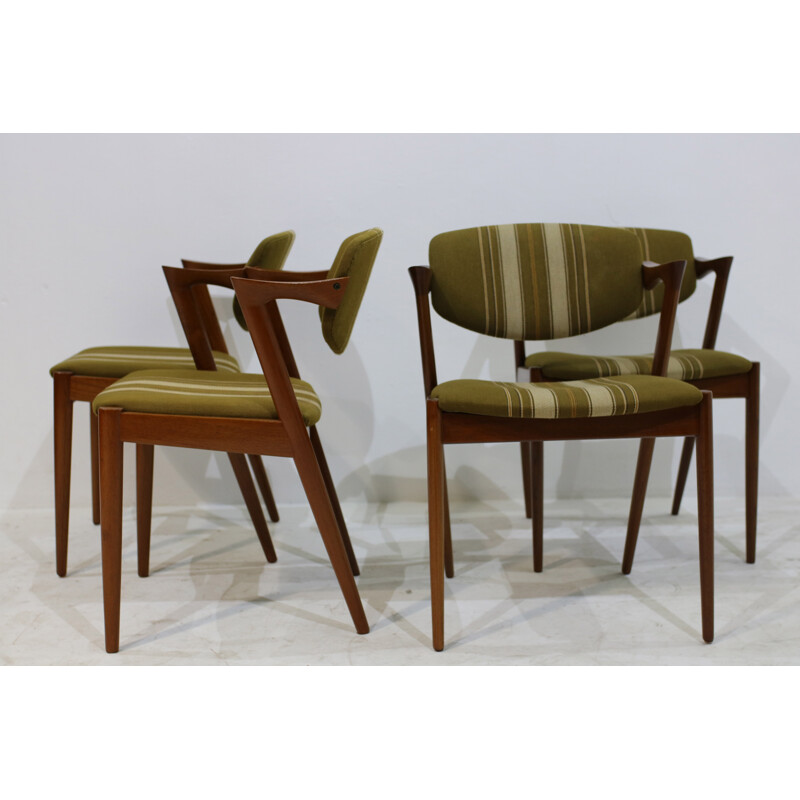 Set of 4 chairs by Kai Kristiansen - 1950s