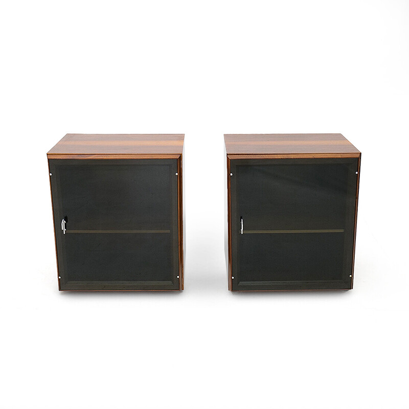 Vintage modular sideboard by Vittorio Introini for Saporiti, 1970s