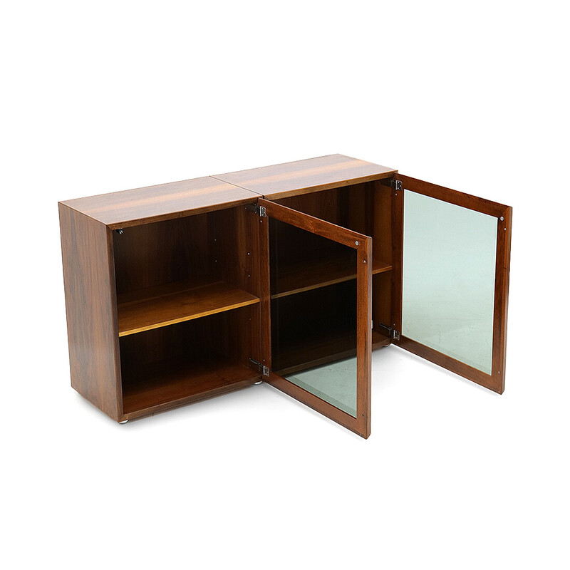 Vintage modular sideboard by Vittorio Introini for Saporiti, 1970s