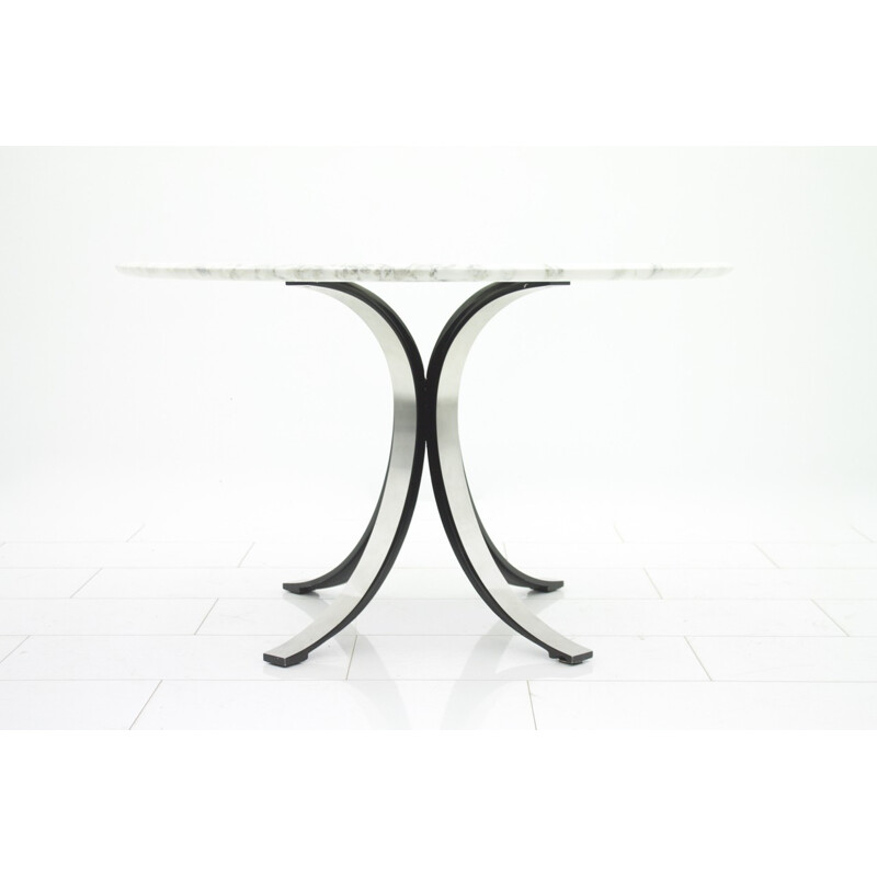 Table de salle à manger avec plateau en marbre d'Oswaldo Borsani - 1960