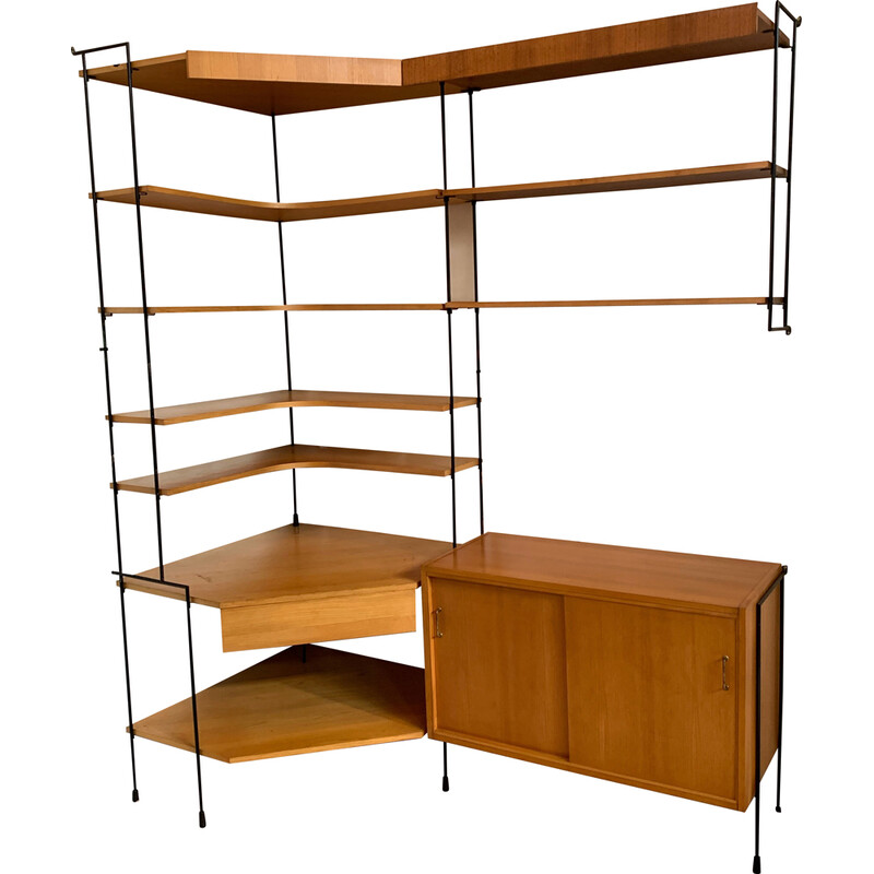 Vintage wallunit by Dieter Ernst Hilker for Ddr Möbel, Germany 1960