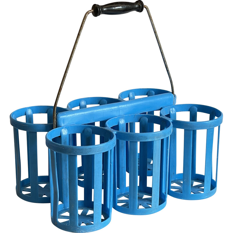 Vintage bottle holder model Déposé blue, 1960