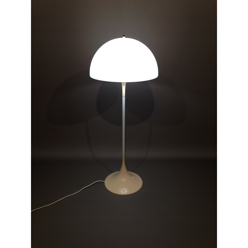 White "Panthella" floor lamp, Verner PANTON - 1970s