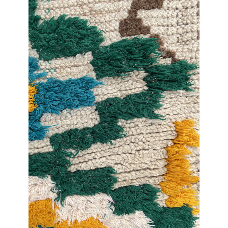 Vintage Berber azilal rug