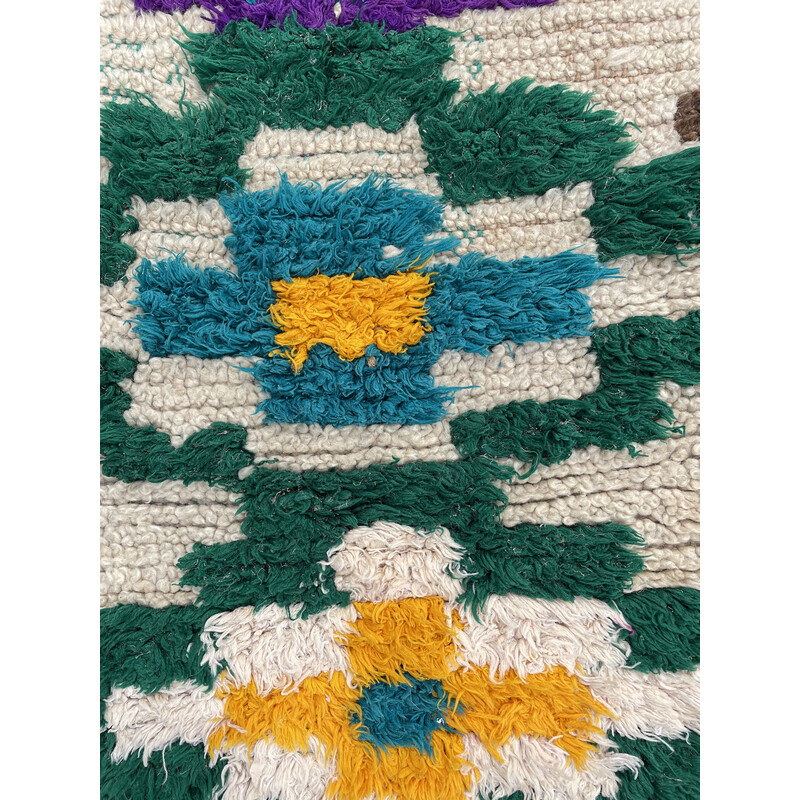 Vintage Berber azilal rug