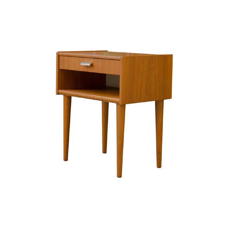 Paire table de chevets Danois pieds compas - 1960