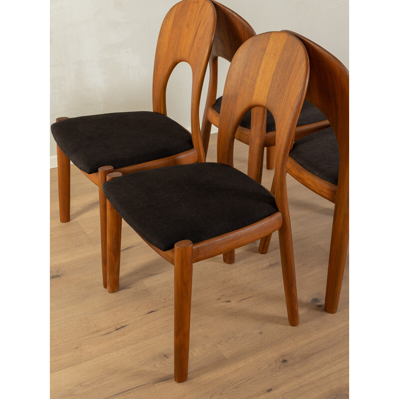 Set of 4 vintage dining chairs by Niels Koefoed for Koefoed's Hornslet, Denmark 1960s