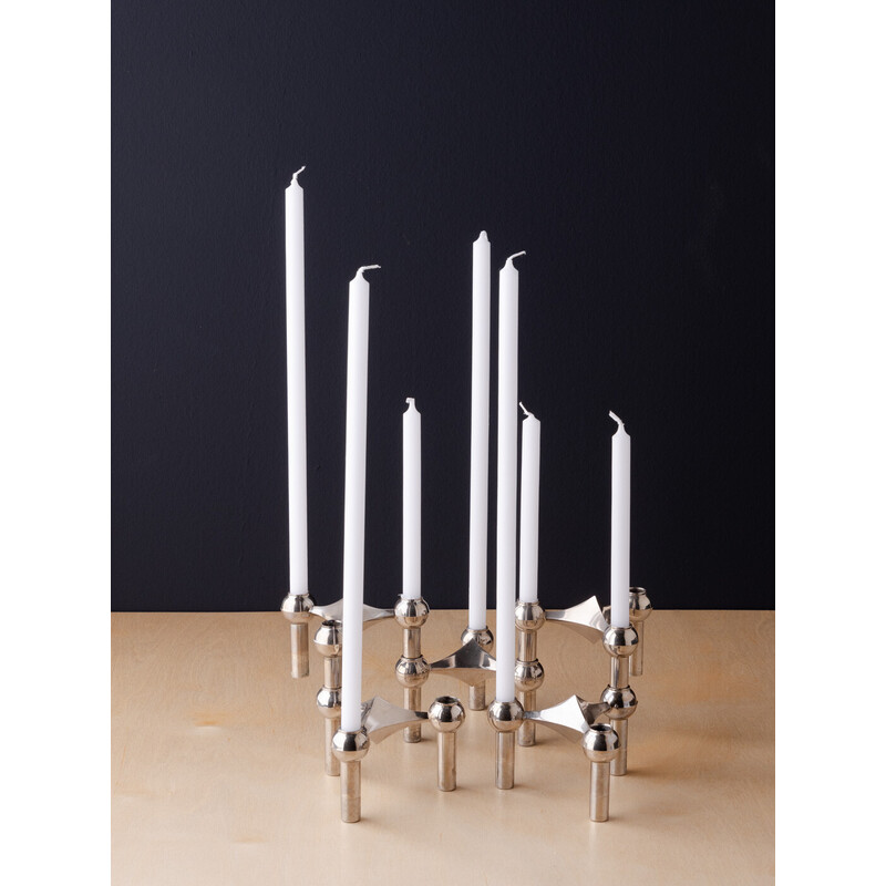 Set of vintage candlesticks by Werner Stoff for Hans Nagel, Germany 1960s