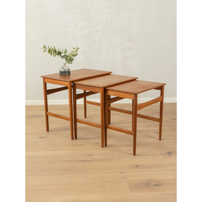 Tables gigognes vintage par Hans J. Wegner pour Andreas Tuck, Danemark 1960