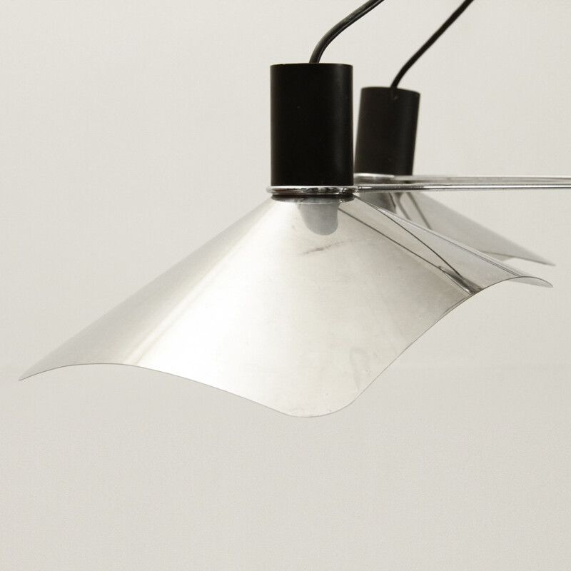 Corolla chandelier by Giovanni Grignani for Luci - 1970s