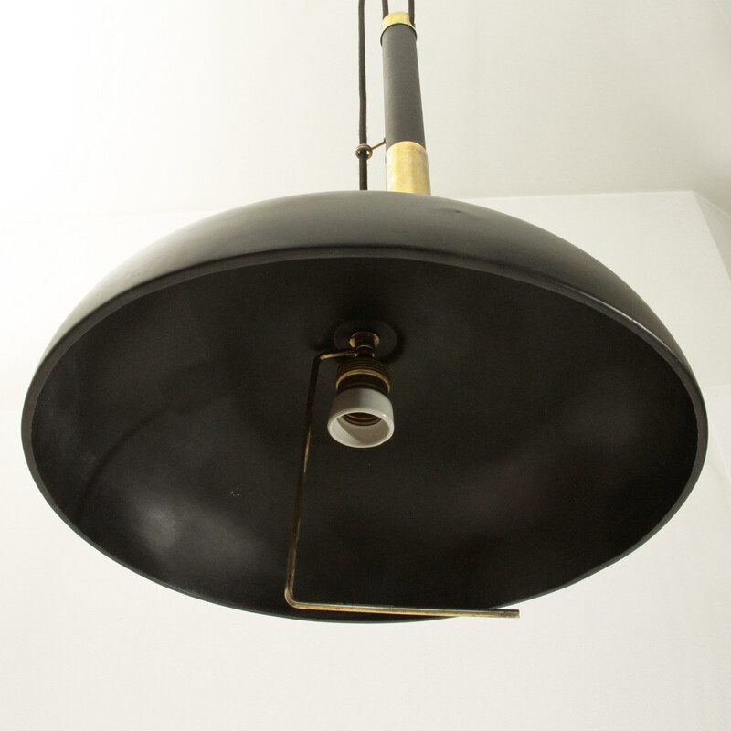 Mid-Century Italian Pulley hanging light by Sciolari - 1950s