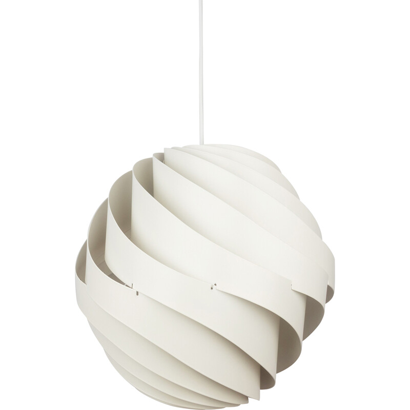 Danish vintage pendant lamp Turbo by Louis Weisdorf, 1965