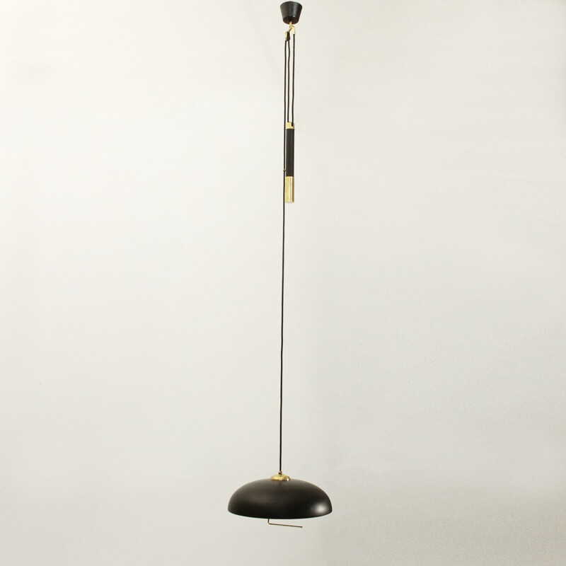 Mid-Century Italian Pulley hanging light by Sciolari - 1950s