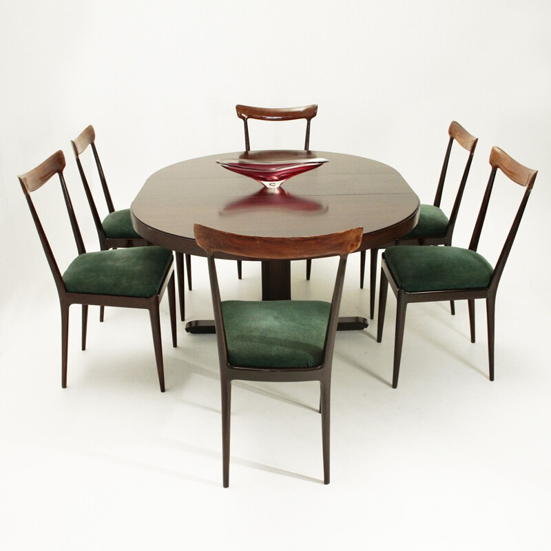 Table à repas extensible de Giovanni Ausenda pour Stilwood - 1960