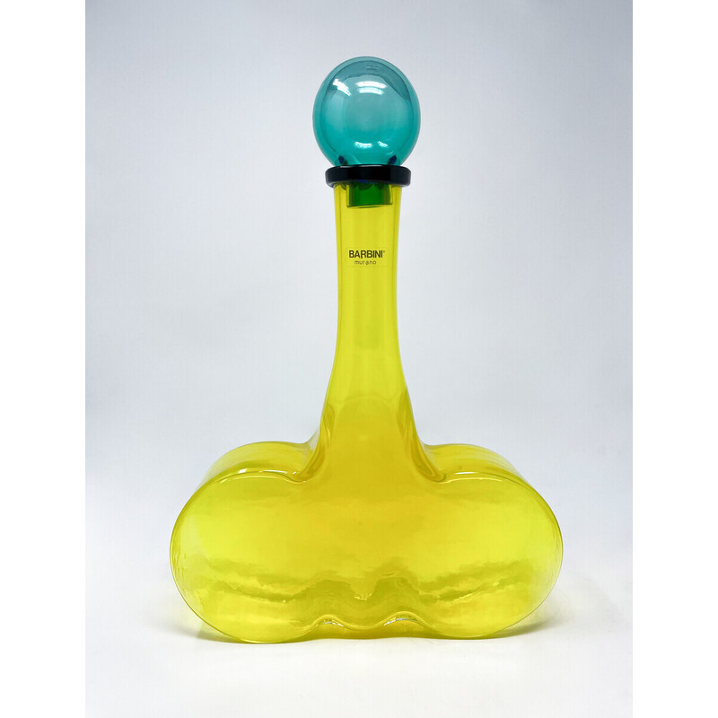 Mid-century carafe in Murano glass by Alfredo Barbini, Italy 1970s