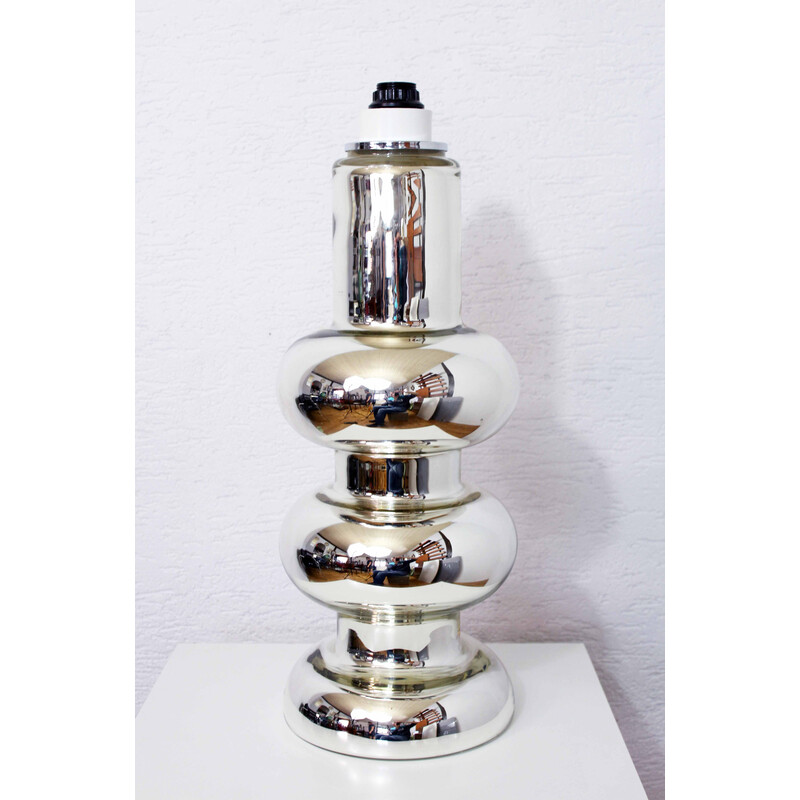 Lámpara vintage en vidrio eglomizado, 1970