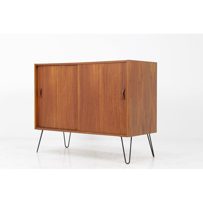 Mid-Century Danish Teak highboard by par Clausen and son - 1960s