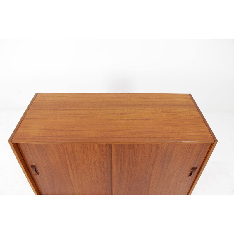 Mid-Century Danish Teak highboard by par Clausen and son - 1960s